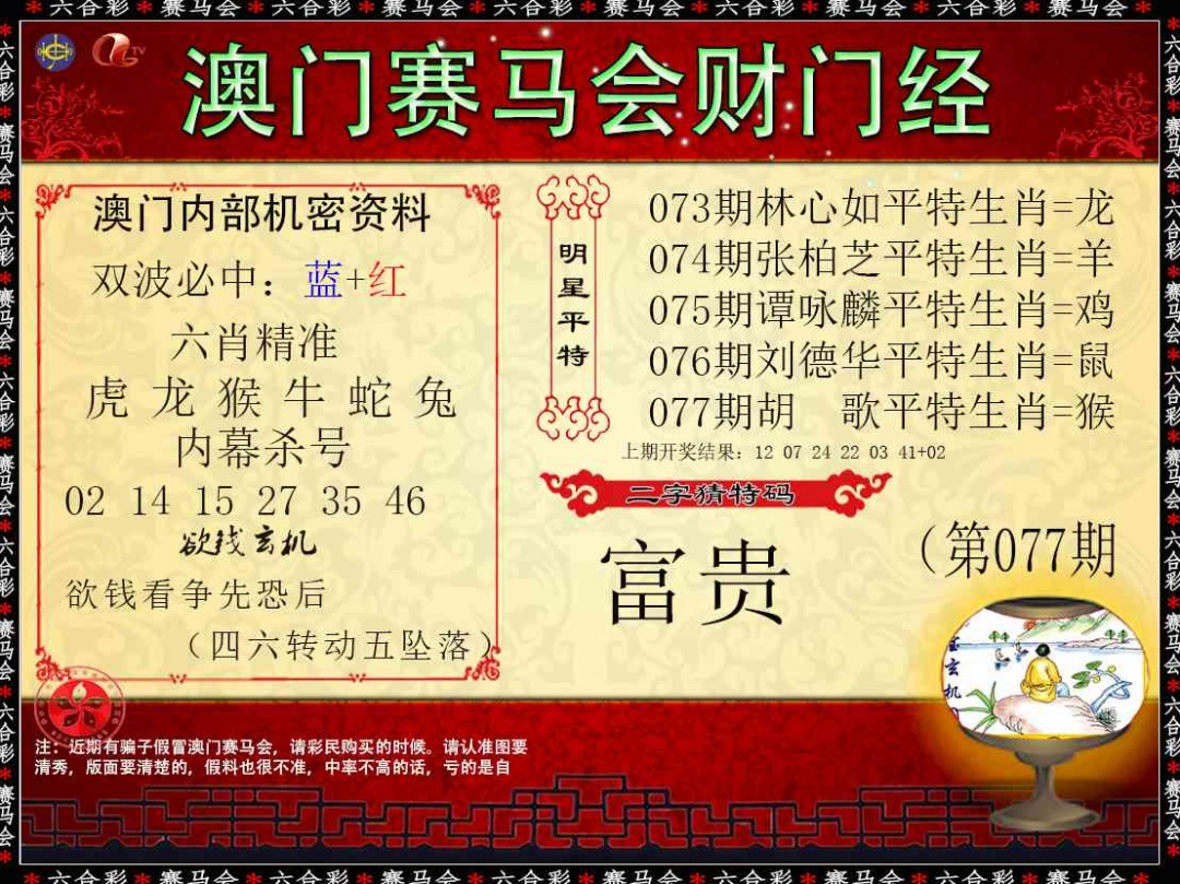 077期财门经[图]
